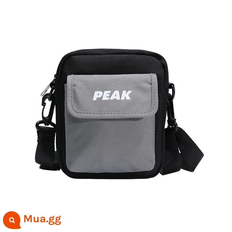 Peak Túi Nhỏ Đeo Chéo Unisex Mùa Thu 2023 Mới Túi Xách Thiết Thực Đa Năng Túi Thể Thao Mini - DB621010 đen