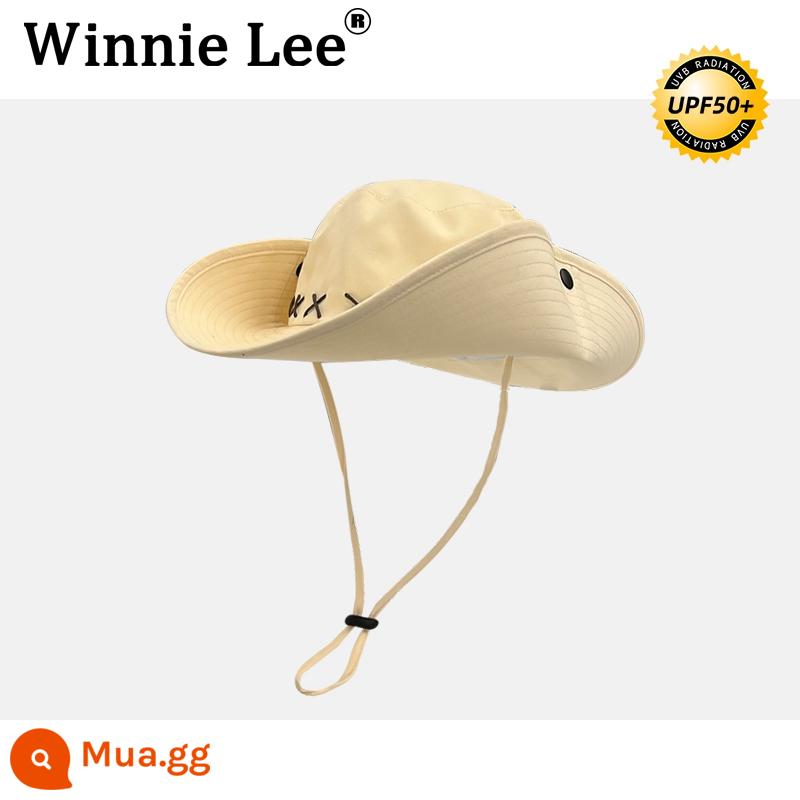 Winnie Lee Retro Mũ Cao Bồi Miền Tây Nữ Mùa Hè Ngoài Trời Mũ Chống Nắng Leo Núi Hiệp Sĩ Tấm Che Nắng Du Lịch Mặc - Be