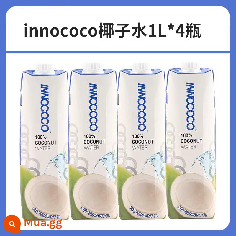 Nước dừa innococo nhập khẩu chính gốc Thái Lan 1 lít nước cốt dừa nước dừa nguyên chất 1 lít nfc uống bà bầu uống - [4 chai lớn] nước dừa innococo 1L*4 chai