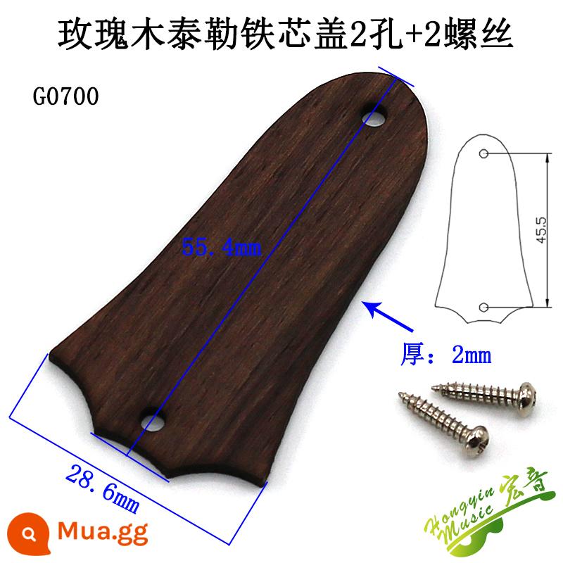 Vỏ lõi đàn guitar Vỏ đầu đàn Piano Lõi sắt thép thanh điều chỉnh vỏ gỗ hồng sắc gỗ mun màu gỗ vỏ trắng vỏ chuông - Vỏ lõi Taylor Rosewood 2 lỗ + 2 ốc vít