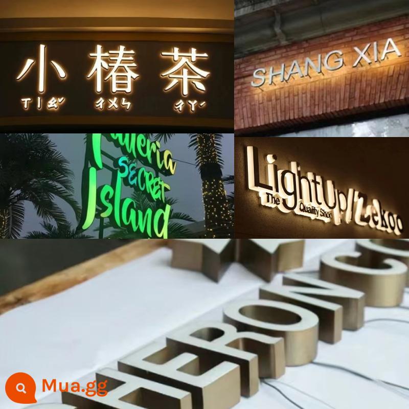 Từ pha lê phát sáng từ quảng cáo đầu cửa bảng hiệu tùy chỉnh nền từ PVC tường acrylic logo từ ba chiều Zhonghang - nhân vật phát sáng nhỏ