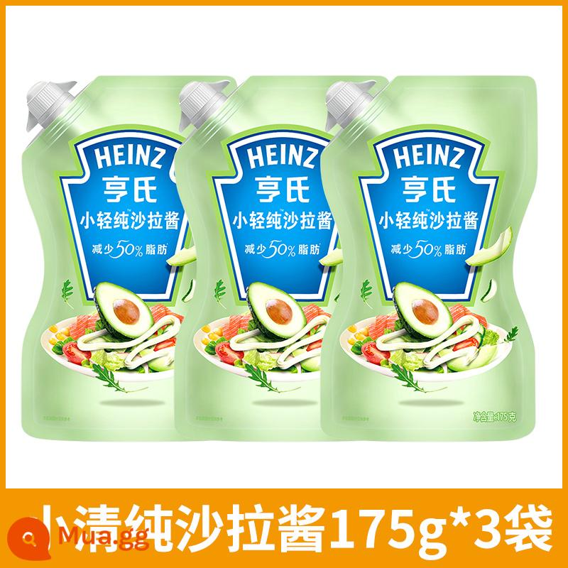 Heinz Nghìn Đảo Salad Dressing Sweet Sushi Thịt Xỉa Bánh Mì Hamburger Sandwich Hộ Gia Đình Đặc Biệt Túi Bao Bì Nhỏ - Sốt Salad Nguyên Chất Nhỏ 175g*3 túi