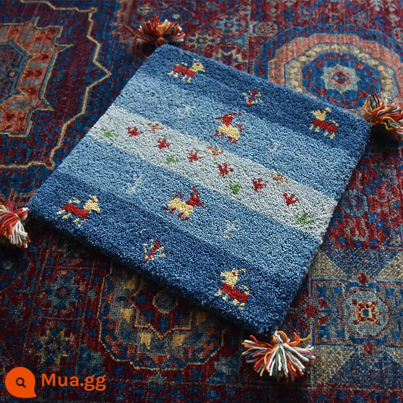 Phong cách trang trí Bắc Âu theo phong cách Ba Tư Gabbeh Wool Handmade Ấn Độ nhỏ chăn nhỏ dễ thương Máy tính để bàn trang trí màu sắc - 16