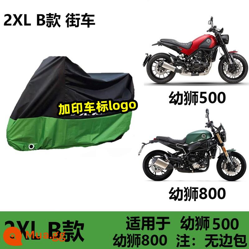 Thích hợp cho bao xe Huanglong 600 đầu máy Belini 502c bao xe Cub 250 chống mưa chống nắng 302s502x - Pirini 2XL Model B Cub 500 Cub 800