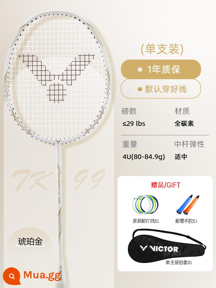 Vợt Cầu Lông Victor Victory Đánh Đơn Đánh Đôi Chính Hãng Challenger 9500 Victor Hammer Full Carbon Siêu Nhẹ Vợt - Mới ra mắt lần đầu [búa nhỏ] TK-99 X Amber Gold 4U