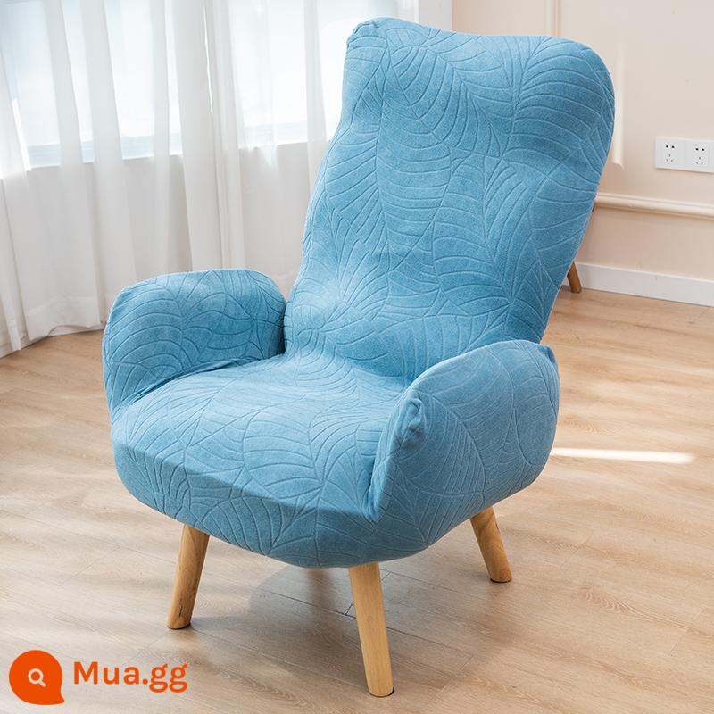 Ghế cho con bú đơn phụ nữ mang thai tựa lưng ghế cho con bú ban công ghế phòng chờ giải trí sofa lười phòng ngủ ngả ghế sofa nhỏ - Sofa màu be + vỏ rời màu xanh lá cây