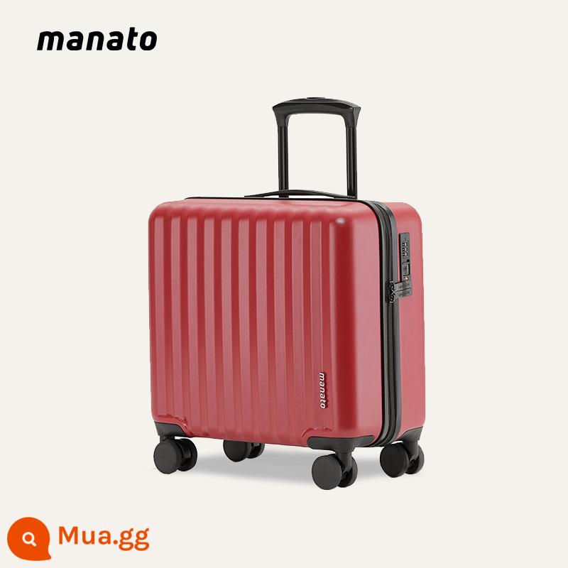 Vali Meinato 16 inch nam hộp mật khẩu màu đen hộp đèn nhỏ lên máy bay vali nữ xe đẩy 18 inch bao da - đất son