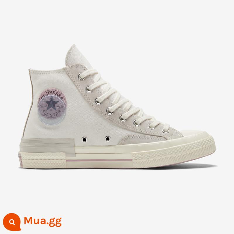 CONVERSE Converse official 1970S giày thường ống cao nam nữ sneakers gạo xám tím nhạt 173101C - Trắng nhạt/xám/173101C