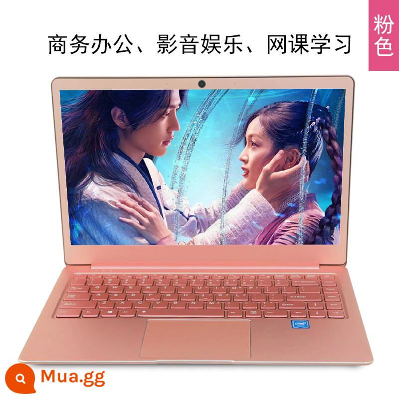 Laptop mới Intel Core i5 game book siêu mỏng notebook văn phòng sinh viên mỏng di động - Văn phòng kinh doanh lõi tứ 14 inch màu hồng