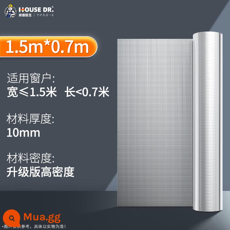 Bông cách âm dán cửa sổ Bông tiêu âm siêu tiêu âm phòng ngủ gia đình rèm cách âm dán cửa kính cách âm tạo tác hướng ra đường - [1cm] [70cm * 150cm] Bông cách âm cửa sổ mới được nâng cấp [Khóa dán miễn phí]