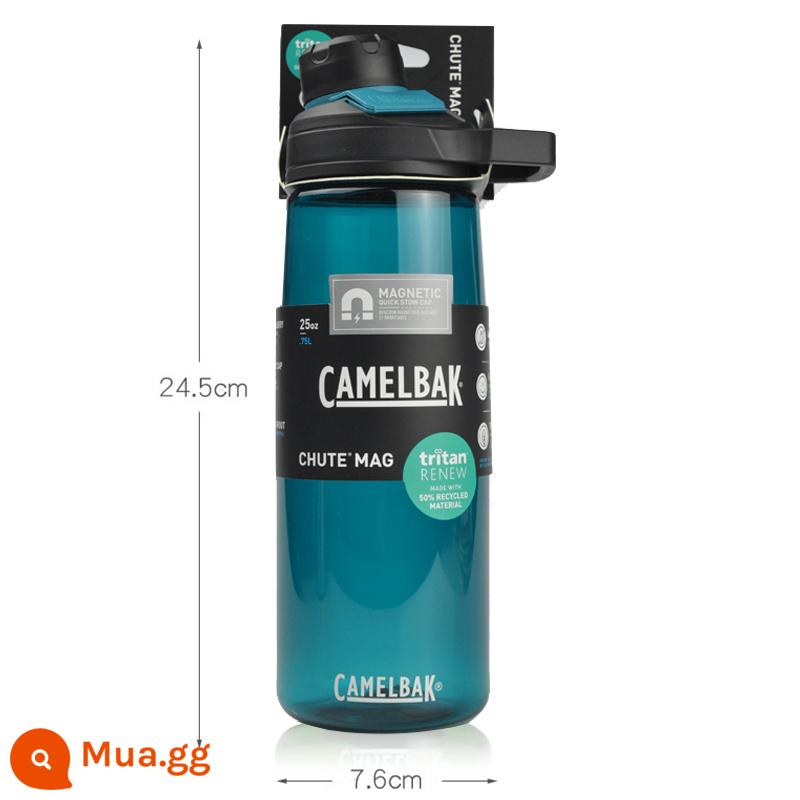 Người Mỹ bướu Camelbak cốc nước thể thao tập thể dục ấm đun nước công suất lớn di động ngoài trời uống trực tiếp miệng rồng bao phụ kiện - Màu đầm phá 750ml