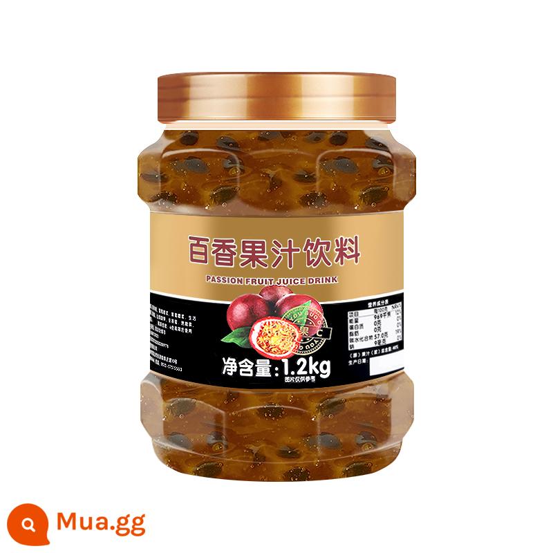 Mứt chanh leo tươi hảo hạng C trà chanh dây sốt trà trái cây có cùi mật ong trà hoa trái cây 1.2kg - chanh dây 1,2kg/lon