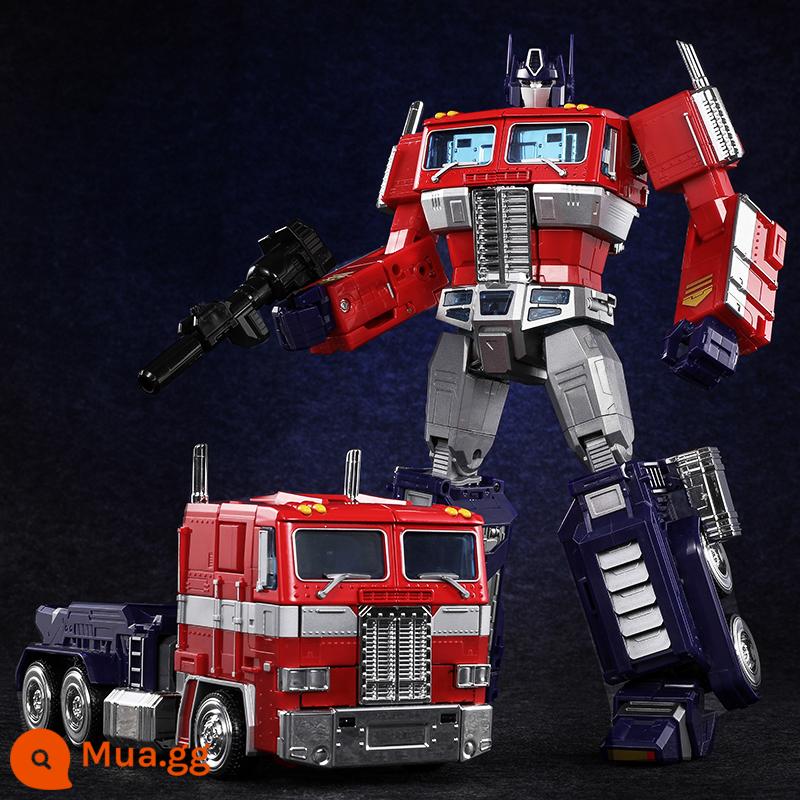 Đồ chơi biến dạng siêu lớn 5 Xe Bumblebee Mô hình robot trụ cột Optimus cậu bé và trẻ em hợp kim chính hãng 4 - Hộp quà tặng MMP10 [Phiên bản hợp kim] màu đỏ