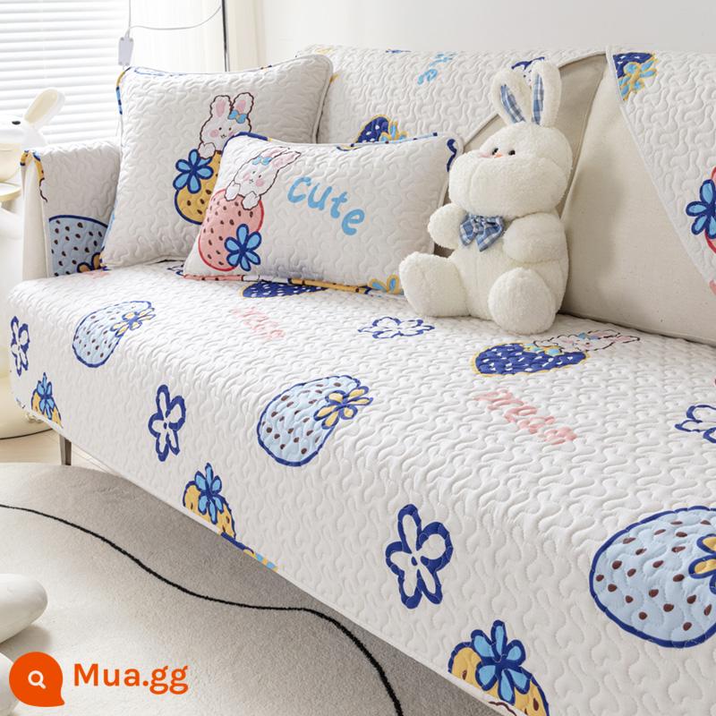 Giá Đặc Biệt Giải Phóng Mặt Bằng Vải Cotton Nguyên Chất Sofa Đệm Chống Trơn Trượt Bắc Âu Đơn Giản Bốn Mùa Đa Năng Đệm Sofa Cotton Khăn - dâu yêu dấu