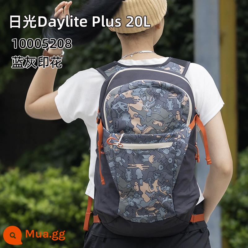 Osprey Kitty Hawk Spot Daylite Daylight 15L 13L Thành phố Đi bộ đường dài Ngoài trời Ba lô Túi máy tính Túi đeo vai - In xanh xám 20L S23 kiểu mới [có kèm che mưa]