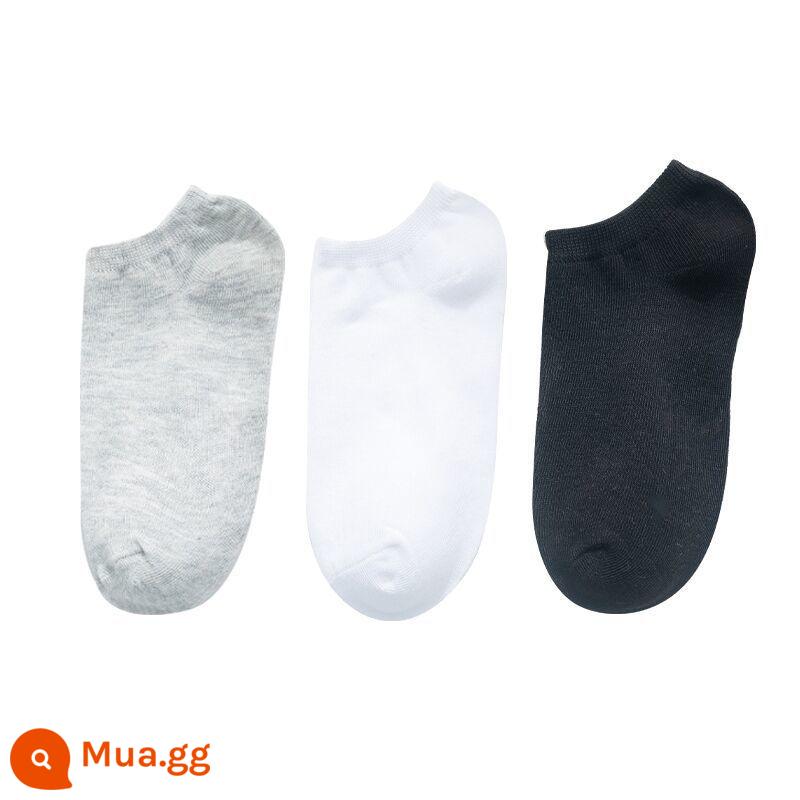 Những người đàn ông Sock 100 cặp nhà sản xuất Zhuji Yiwu đen của nam - [Tất] Đen + Trắng + Xám