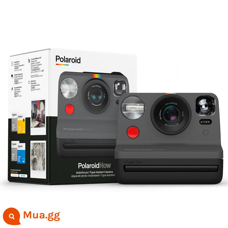 Ngân hàng Quốc gia Polaroid Polaroid Hiện đang chụp ảnh Máy ảnh Polaroid Retro Quà tặng Retro SF Flash - đen