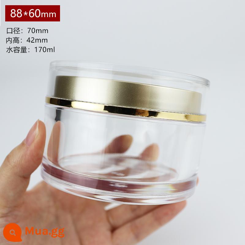 Bao bì hoa sanqi hoa sâm phương tây chai tinh thể trong suốt chai thuốc truyền thống Trung Quốc. - 88*60 dung tích 170ml