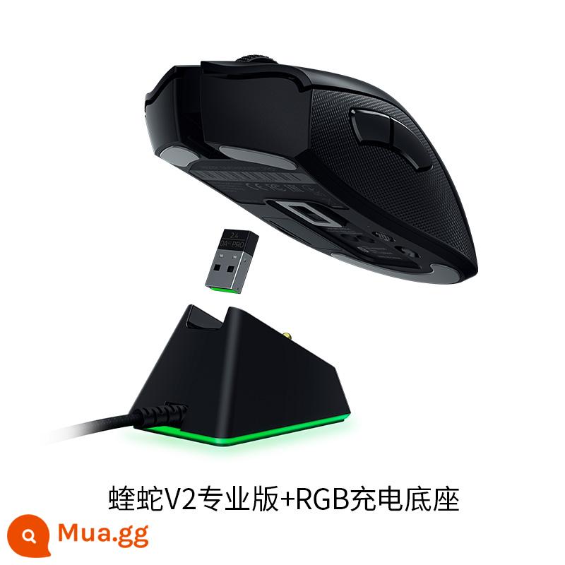 Chuột chơi game Genshin Impact ba chế độ Bluetooth không dây Razer Viper V2 Pro - Viper V2 Professional Edition + Đế sạc RGB