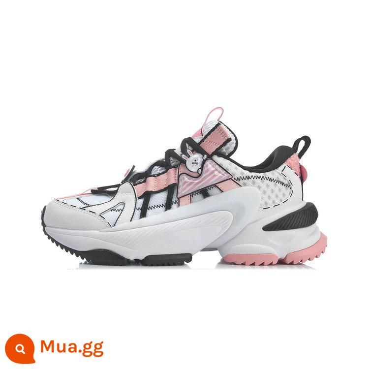 Li Ning Xingyun M1 Đàn ông và Phụ nữ Mây, Hạnh phúc, Wear -Resistant Fashion Sport - Mẫu nữ AGCQ598-1 chuẩn trắng/đen/hồng bướm