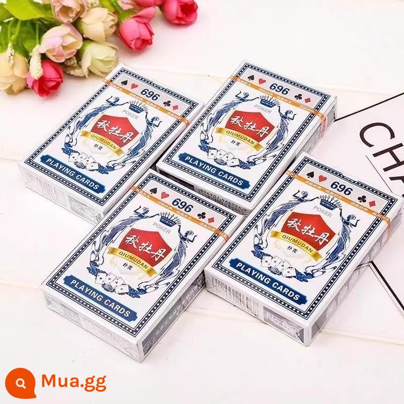 Poker trò chơi đạo cụ giải trí tại nhà thẻ board game đánh bài Chủ Nhà dày đầy đủ hộp 100 bộ bài - [1 bộ bài] chơi bài