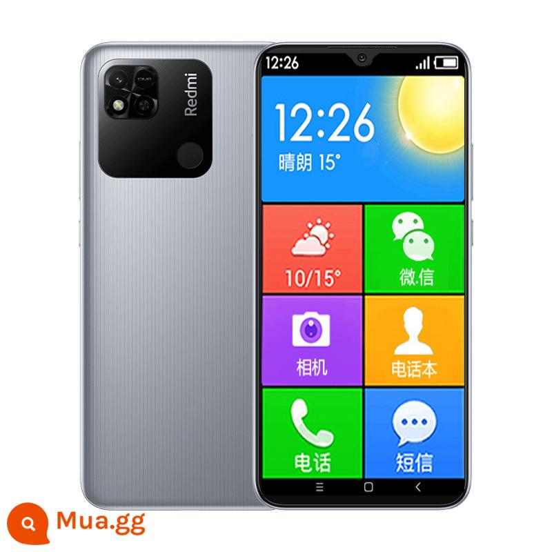 Millet Người Cao Tuổi Điện Thoại Chính Hãng Dự Phòng Siêu Dài Soái Hạch 4G Màn Hình Lớn Nhân Vật Lớn Chính Thức Điện Thoại Thông Minh Cho Người Cao Tuổi - ánh trăng bạc