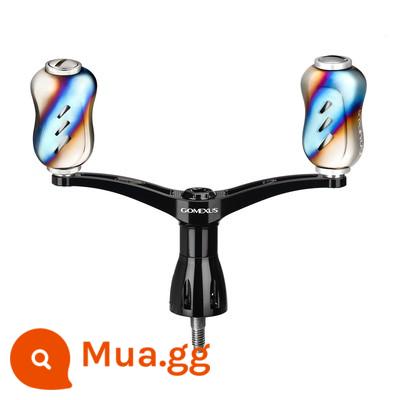 Gomexus da giấc mơ reel đôi rocker arm galaxy grip pill và các bộ phận sửa đổi Shimano Stella - Tay đòn đôi 82 thiêu kết bạc đen S