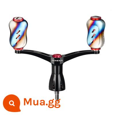 Gomexus da giấc mơ reel đôi rocker arm galaxy grip pill và các bộ phận sửa đổi Shimano Stella - Cánh tay rocker đôi 82 thiêu kết màu đỏ và đen S