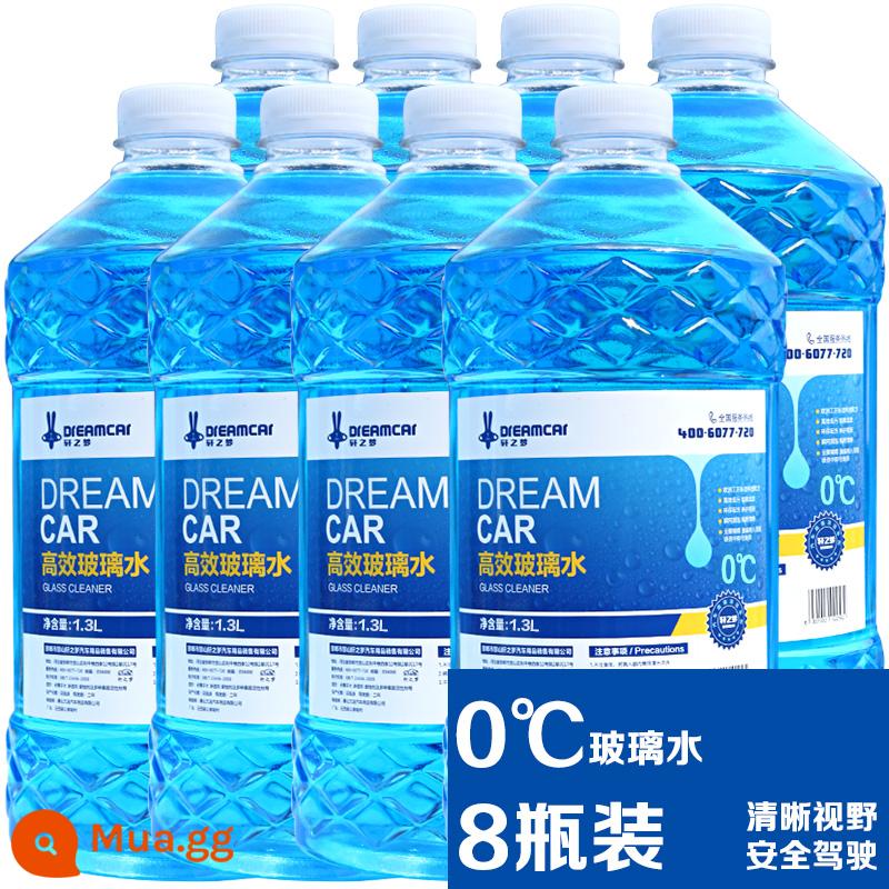 12 chai và 1 hộp nước kính chống đông mùa đông ô tô -15 -25 -40 nước gạt nước đa năng bốn mùa - 8 chai loại 0 độ tự nhiên (dùng cho nhiệt độ trên 0 độ)