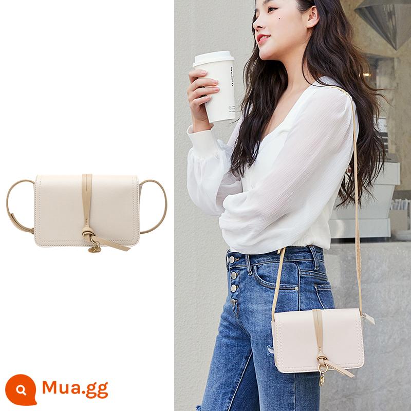 Túi Semir Messenger dành cho nữ trong mùa thu và mùa đông New Niche Túi đeo vai đơn tiên tiến Đa năng Túi Satchel đơn giản Túi xách nữ có họa tiết - Be