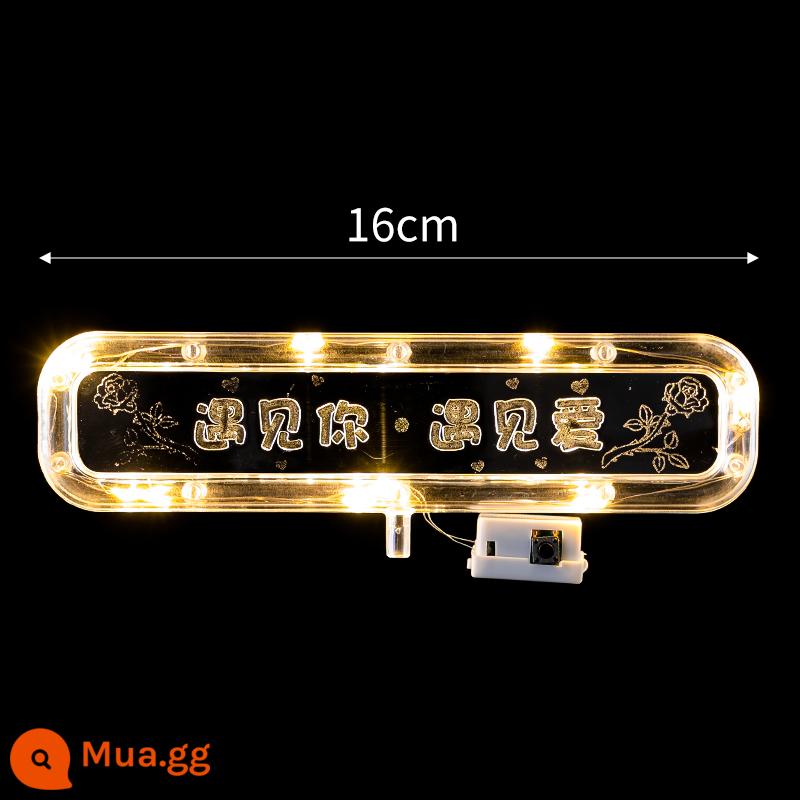 ĐÈN LED Dây Đồng Ánh Sáng Chuỗi Ánh Sáng Nút Pin Ánh Sáng Chuỗi Ánh Sáng Làm Bánh Trang Trí Sắp Xếp Sáng Tạo Trang Trí Bánh Hâm Nóng Ánh Sáng - nâu nhạt gặp tình yêu trắng ấm