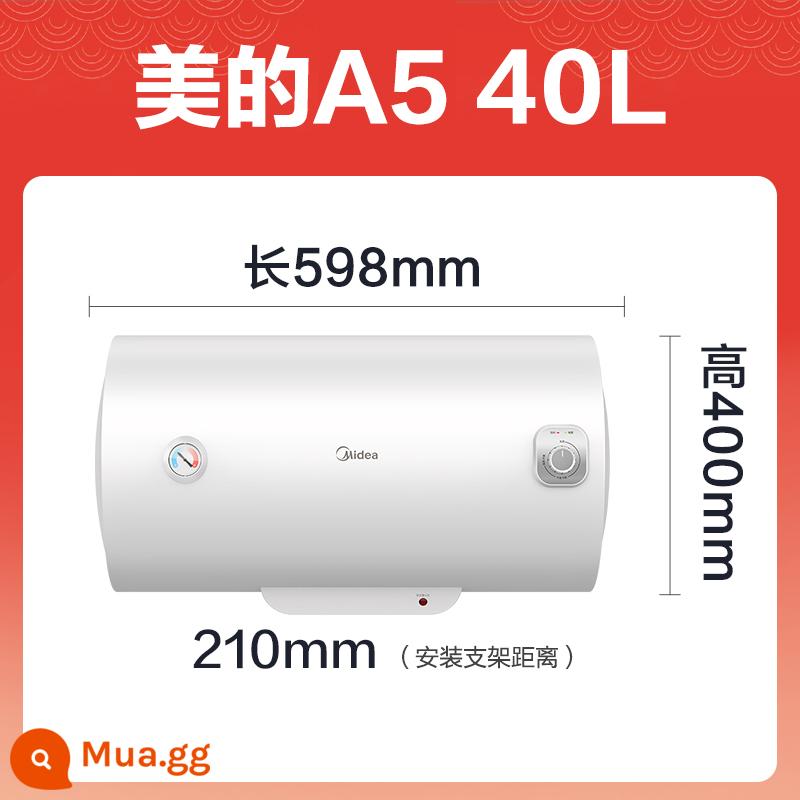 Máy nước nóng Midea 25A5 tiết kiệm điện làm nóng nhanh phòng bột hiệu quả năng lượng hạng nhất loại bình chứa nước gia đình 40/50L/60 lít - F4025-A5(HE)[40L]