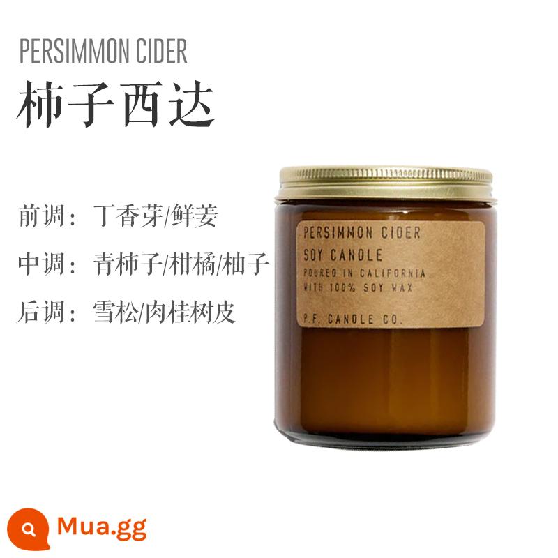 nến thơm pfcandle pf trong nhà hương thơm lâu dài P.F.CANDLE CO bluebox quà tặng sinh nhật - Hồng Xida-Autumn Limited Edition 204g