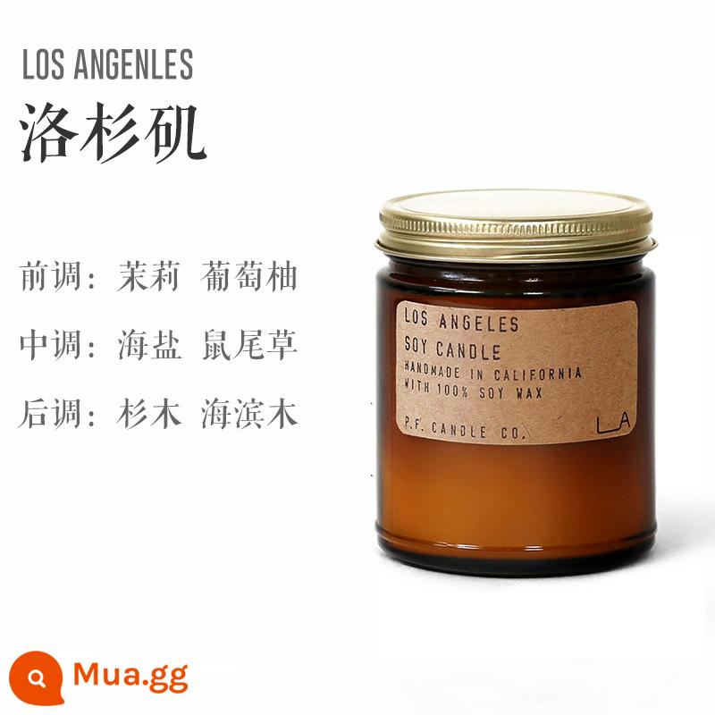 nến thơm pfcandle pf trong nhà hương thơm lâu dài P.F.CANDLE CO bluebox quà tặng sinh nhật - Dòng Los Angeles-204g-California