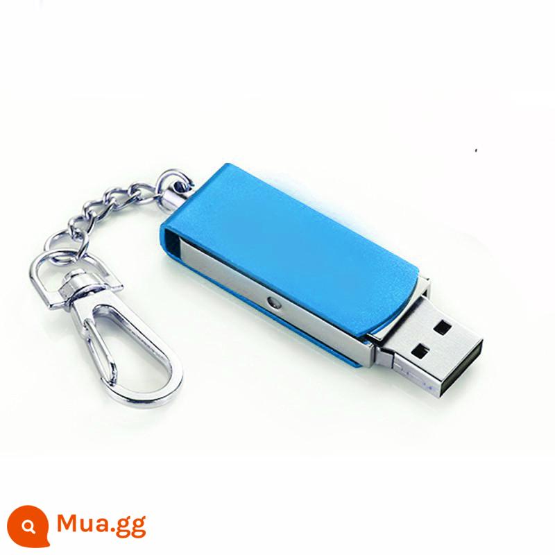 Bút 16gb Kim Loại Chất Lượng Âm Thanh TV Bạc Người Chơi Bút USB Chống Nước Dịu Dàng Vũ Vuông Tốc Độ Cao Màu Đỏ - màu xanh da trời