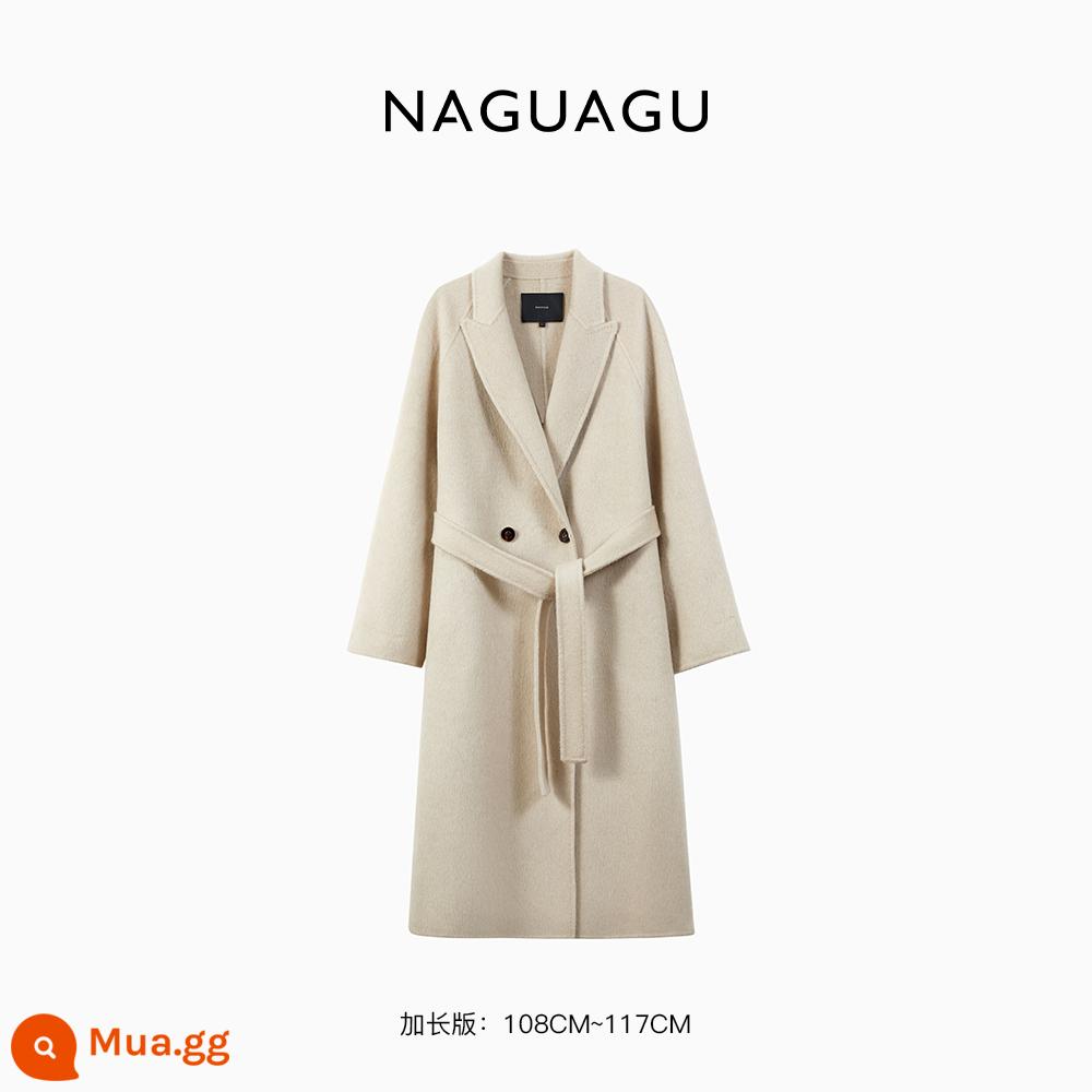 Thung lũng bí ngô [Bonnie Coat thế hệ thứ 3] Nâng cấp trọng lượng cao 50 lông lạc đà + áo khoác len nhiều phiên bản - Trà sữa Mi Xing-Phiên bản mở rộng, có sẵn hàng