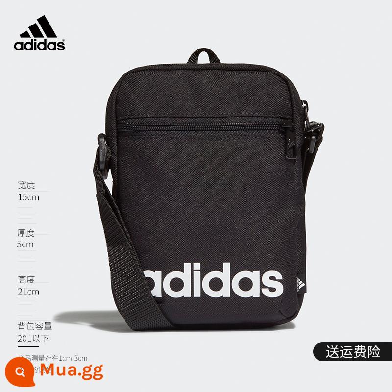 Adidas Túi đeo vai unisex Adidas điện thoại di động mùa hè Túi Messenger túi nhỏ đào tạo thể thao và giải trí - Bảo hiểm miễn phí vận chuyển màu đen Bảo quản ngăn đôi]GN1948