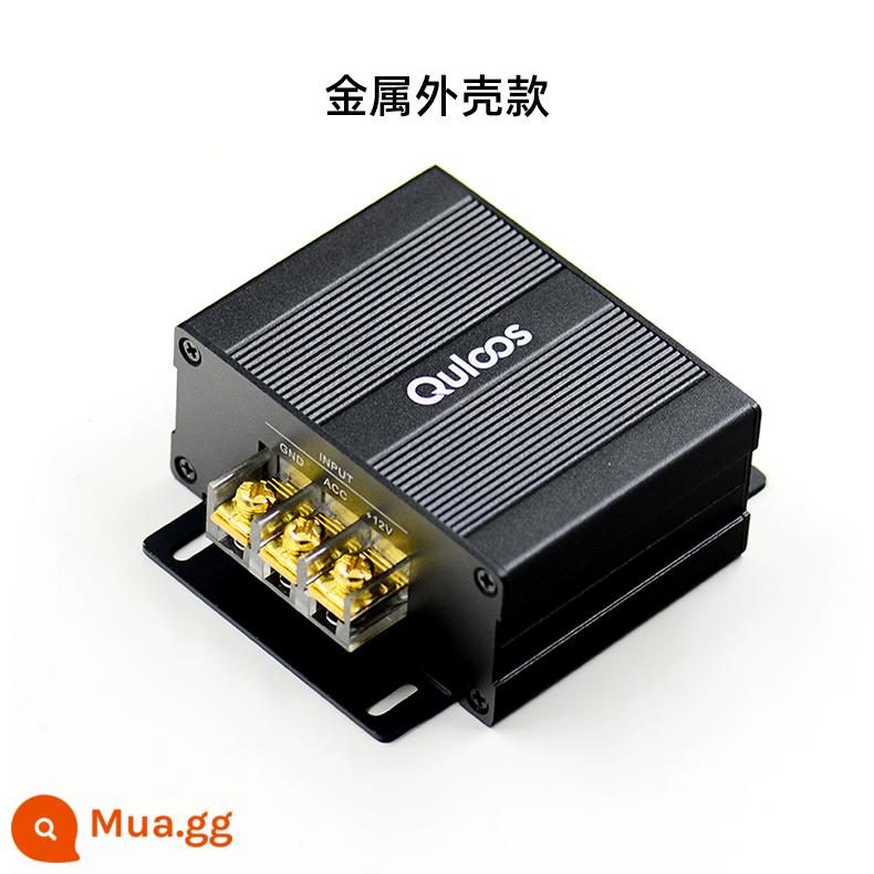 Thích hợp cho Qianlongsheng QU02 xe tuyến tính bước xuống Nguồn điện HiFi 11.5V 2A lọc tiếng ồn ACC cho phép - Bộ nguồn xe vỏ kim loại