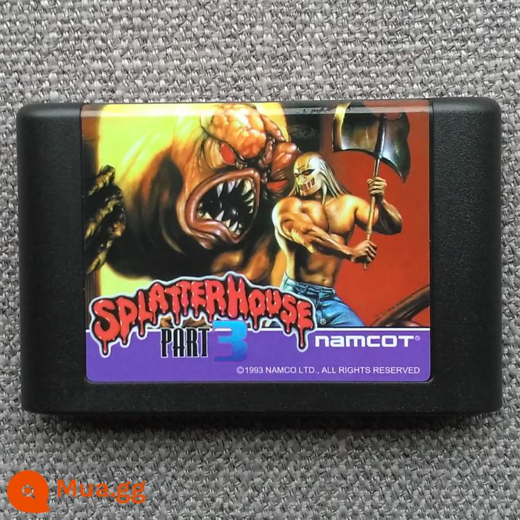 Sega MD "Ghost House 3" Corpse House 3 Genesis Splatterhouse 3 - Phiên bản gốc (phiên bản US shell)