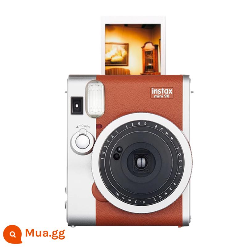 Giá đỡ máy ảnh Polaroid instax mini90 của Fuji với giấy ảnh Polaroid nâng cấp máy ảnh mini40 - màu nâu