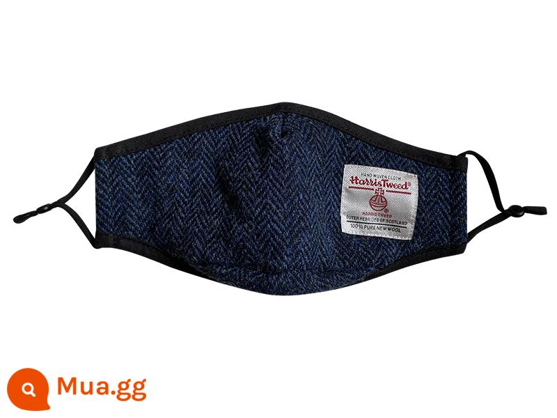 Harris Tweed xịn và xịn làm quà giữ ấm cho ai đó và khẩu trang cắt 3 chiều - Mặt nạ Harris/Xương cá hải quân