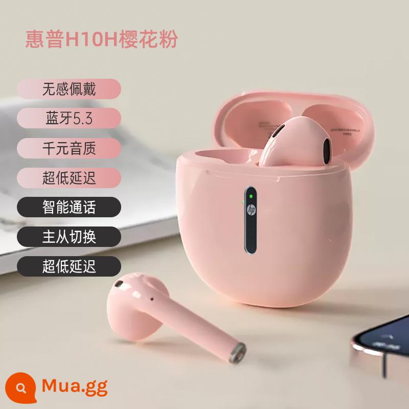 Tai nghe bluetooth không dây HP HP 2023 mới cho tai nghe thể thao bán trong tai Huawei Apple Xiaomi - [Sakura Pink] Thời lượng pin 30h