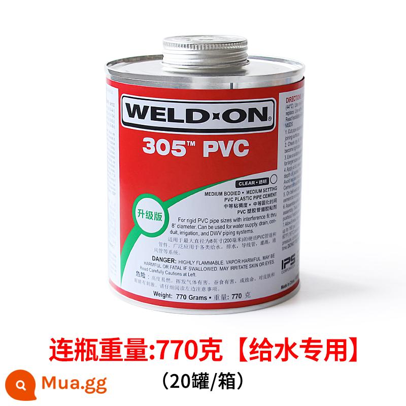 Keo PVC ống cấp nước ống nước trên ống thoát nước đặc biệt dưới dính nhanh nhựa luồn dây điện - Keo cấp nước IPS 770g