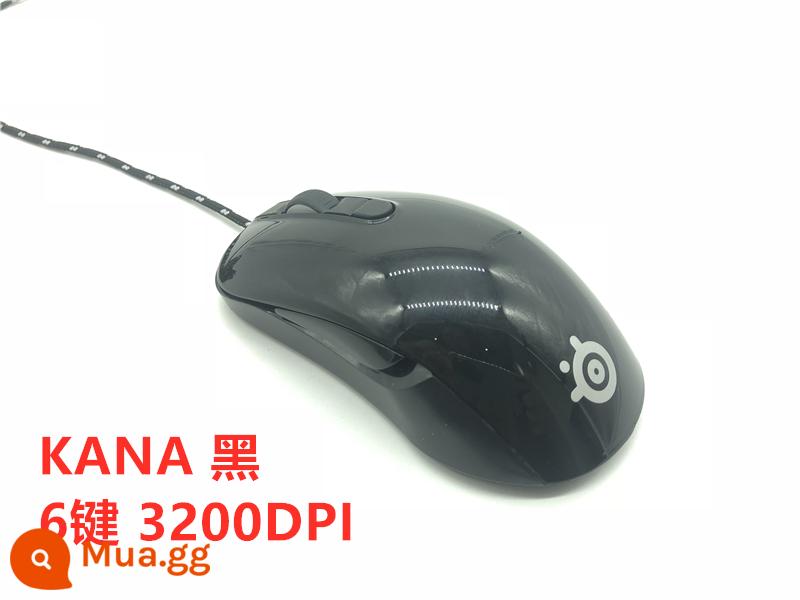 Hàng Chính Thức Hàng Tốt SteelSeries KANA/KINZU V2/V3 Đen/Trắng/Đỏ/Vàng Chuột Game Máy Tính Có Dây - 9KANA Đen mới