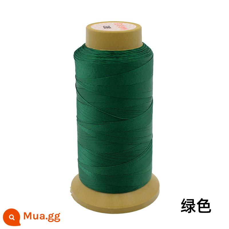 Máy may chủ đề hộ gia đình lớn cuộn da sợi handmade sợi nylon cường độ cao lụa màu sáng sợi tơ jeans sợi dày - Xanh 210-D3