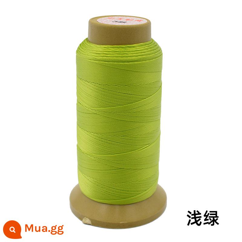 Máy may chủ đề hộ gia đình lớn cuộn da sợi handmade sợi nylon cường độ cao lụa màu sáng sợi tơ jeans sợi dày - Xanh nhạt 210-D3