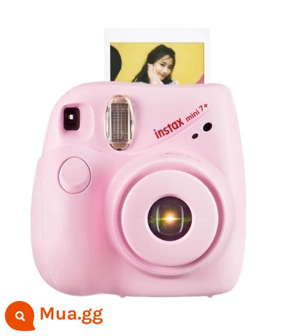 Máy ảnh Fuji Polaroid mini7+ giấy ảnh selfie làm đẹp nam nữ học sinh tặng máy ảnh 7S/7C nâng cấp - Máy độc lập màu hồng (không bao gồm giấy ảnh)