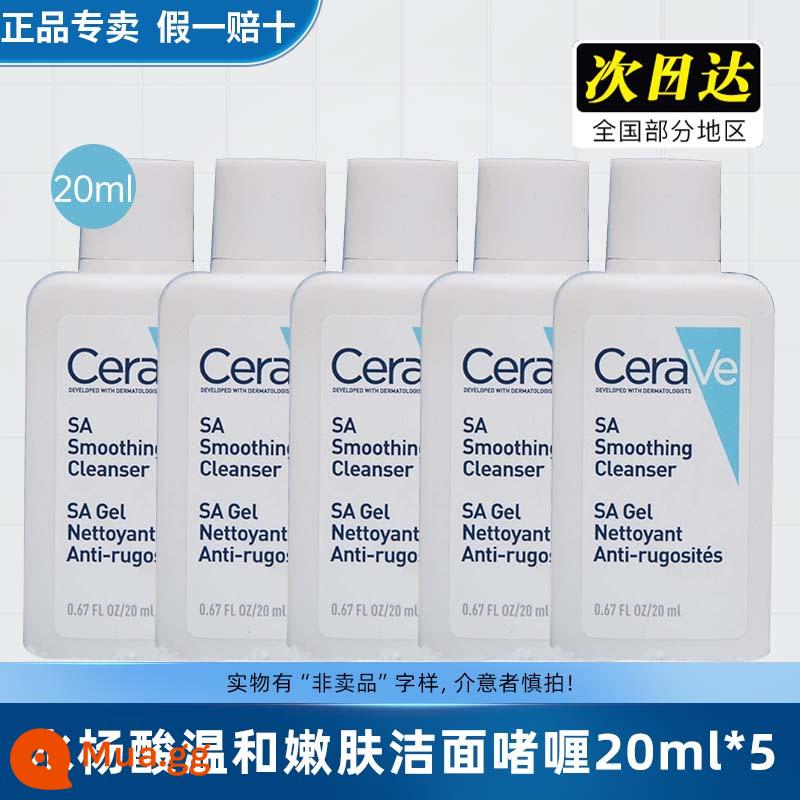 Sữa rửa mặt Seraphim Axit Salicylic Sữa rửa mặt tạo bọt trẻ hóa nhẹ nhàng 20ml - 100ml [20ml*5 chai]