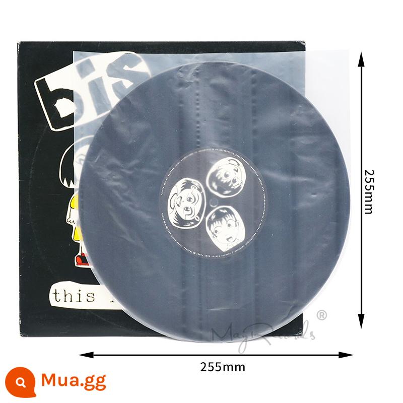 50 miếng 12 inch vinyl bảo vệ màng bên trong, không ghi tĩnh điện bên trong túi, dày 8 dây chống tĩnh điện túi bảo vệ, miễn phí vận chuyển - 50 miếng nội mạc tử cung bán cong 10 inch