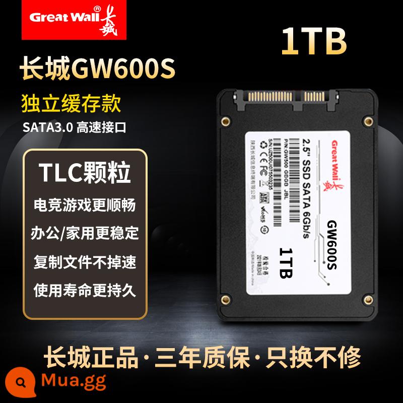 Vạn Lý Trường Thành 256G Ổ Cứng Rắn 512G Máy Tính Để Bàn Máy Tính Xách Tay 1TB Chính Hãng SSD Bán Buôn 120G Rắn SATA3.0 - Mô hình bộ nhớ đệm Great Wall 1TB